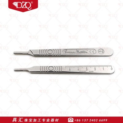 不锈钢手术刀柄塑料刀柄刀片刀架刀片柄首饰器材用于3号手术刀柄图5
