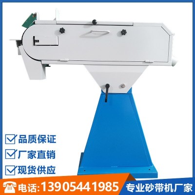 定制台式大功率砂带机380v 麻点抛光打磨除尘立式砂带打磨机D-75图3