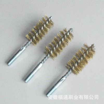 直供内孔小刷钢丝管道刷试管刷 除锈抛光扭丝刷 工业铜丝清洁刷图3