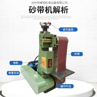 厂家定制915*100宽台式915型平面砂带打磨抛光机磨光机器砂光机图2