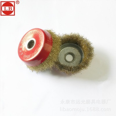 厂家直销钢丝轮打磨除锈造船厂用100 125型角磨机用碗型钢丝轮图4