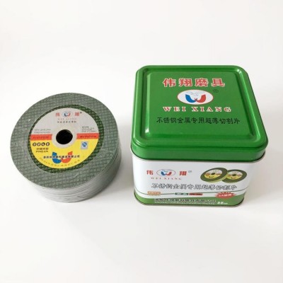 伟翔牌切割机用砂轮片107x1.2x16绿色双网超薄切割片图5