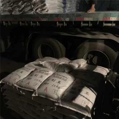 专业生产倾倒炉一级棕刚玉磨料F砂24# 现货销售金刚砂喷砂机砂料图3