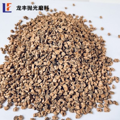 核桃壳颗粒磨料6# 不规则颗粒状 金属、非金属抛光研磨图3