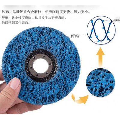新丝路115黑金刚打磨片油漆抛光焊缝打磨片黑金刚角磨轮图4