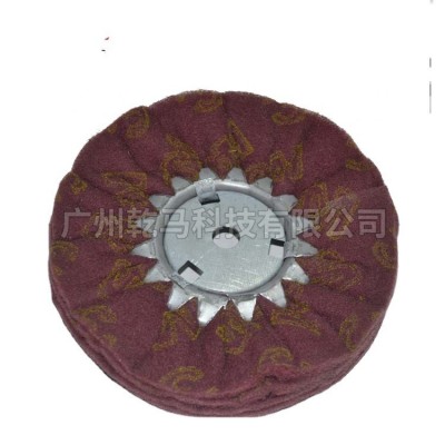 百洁布抛光轮不锈钢打磨轮漆面抛光白洁布风轮厂家批发