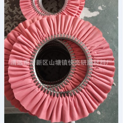 410x16页红色上浆风轮 表面抛光打磨 抛光布轮 布轮抛光 车线抛光图2