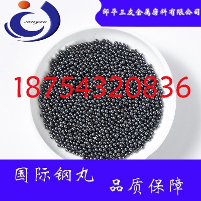 钢丸厂家直销2.0mm合金钢丸S660抛丸机除锈金属磨料国标钢砂不锈图2