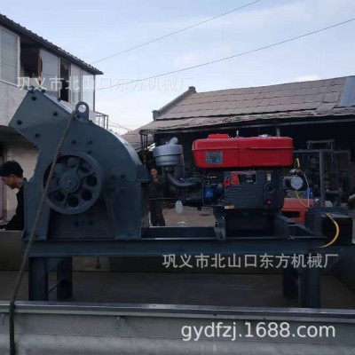 大中小型移动锤式破碎制砂机鹅卵石打砂机玄武岩建筑垃圾粉碎机图2