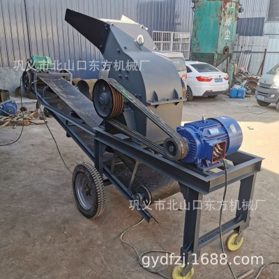 大中小型移动锤式破碎制砂机鹅卵石打砂机玄武岩建筑垃圾粉碎机图5