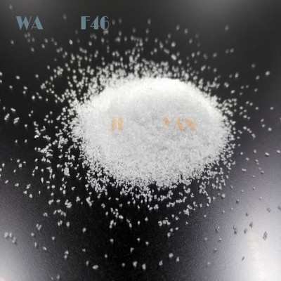 厂家直销酸洗一级优质白刚玉粒度砂系列F120-F280 媲美日本产品图5