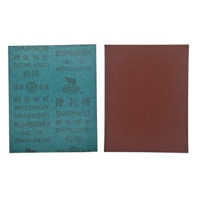 犀利牌砂布铁砂皮砂纸棕刚玉砂布湖北玉立抛光耐水砂纸厂家批发图4