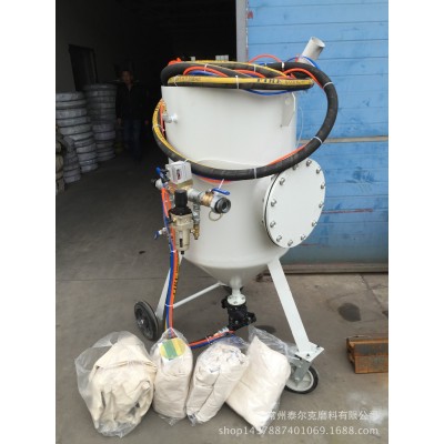 常州喷砂机江苏可移动喷砂机浙江除锈开放式加压喷砂机批发图3