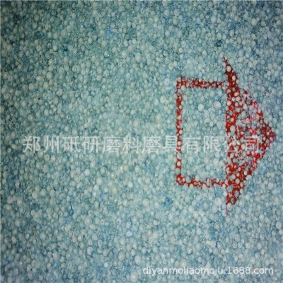 定制白鸽磨橡胶辊大气孔空心球蜂窝750*75*305黑碳绿碳化硅砂轮图3