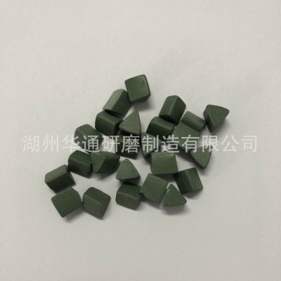 厂家提供白色高铝瓷磨料三角磨块五金抛光研磨石精拋打亮图4