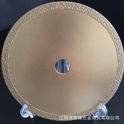 新品切磨片铸铁磨片钎焊金刚石合金锯片无牙切磨直径180毫米图2