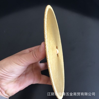 新品切磨片铸铁磨片钎焊金刚石合金锯片无牙切磨直径180毫米图4