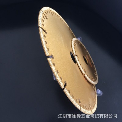 新品金刚石合金锯片钎焊多孔金属切割片大理石等直径100到400毫米图4