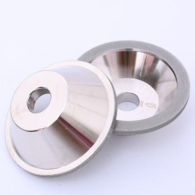 金刚石电镀碗型砂轮石材金属加工打磨万能合金刀磨刀机砂轮图3
