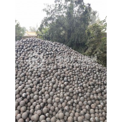 高精度耐磨实心钢球 矿山球磨机研磨用锻造球 中铬合金钢棒钢锻