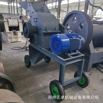 直销大中小型移动鹅卵石打砂机 锤式破碎制砂机 玄武岩建筑垃圾图5