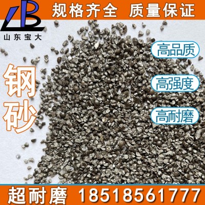钢砂 抛丸机钢砂钢丸钢丝切丸钢砂除锈棱角表面铁g18钢砂图2