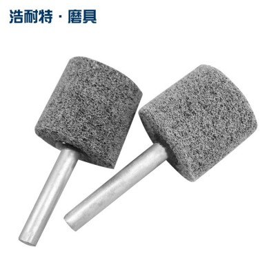 尼龙磨头20 25 30 40 50 60 6mm柄 纤维抛光轮带柄尼龙轮带轴图2