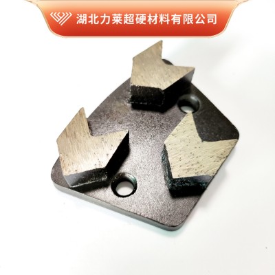 五孔PCD磨片，混凝土固化地坪磨块 磨盘 环氧地坪 金刚石磨片图3