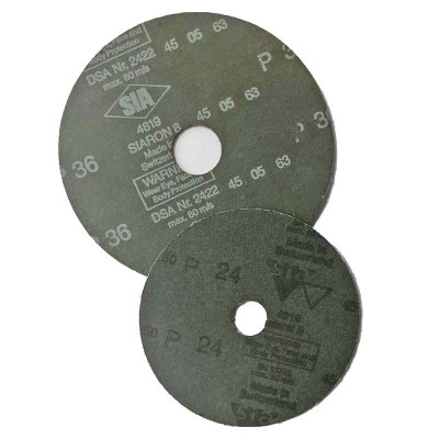 100mm/125mm瑞士SIA 钢纸磨片4寸5寸砂盘打磨片/砂纸片图5