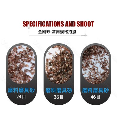 机械喷砂机械抛光用金刚砂 喷砂除锈喷玻璃表面清理用金刚砂图4