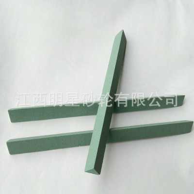 销售不等式三角形绿碳化硅异形精磨油石150*10 砂条 磨条图4