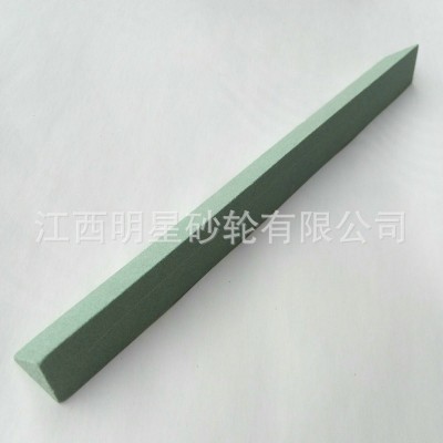 销售不等式三角形绿碳化硅异形精磨油石150*10 砂条 磨条图3