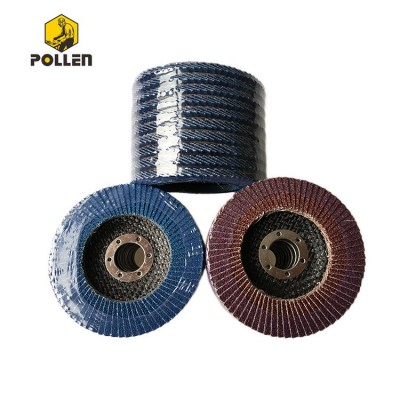 零售出口锻烧砂100mm-180mm 跨境亚马逊百页片砂布百叶片不锈钢用图4