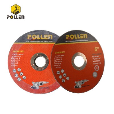 125*1*22mm厂家出口POLLEN薄切割片不锈钢金属双网锋利耐切砂轮片图4