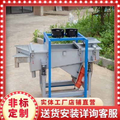 大产量颗粒塑料筛选机自动震动筛选机粉沫颗粒振动筛南京厂家直售图3
