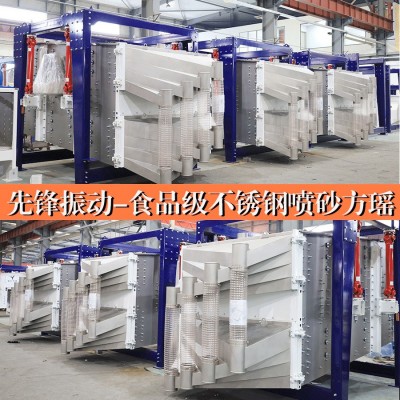 厂家供应苏打粉方形摇摆筛工业盐不锈钢复式方形摇摆筛1536型方摇
