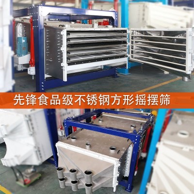 厂家供应苏打粉方形摇摆筛工业盐不锈钢复式方形摇摆筛1536型方摇图4