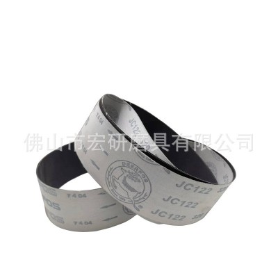 鹿牌JC122碳化硅抛光带915*50 金属砂带 软布黑砂 砂带机抛光图4