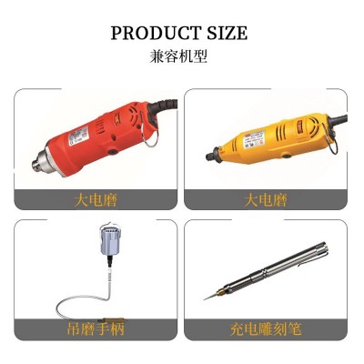 橡胶磨头抛光磨头小电磨头打磨头金属玉石玛瑙模具抛光 柄径3mm图4