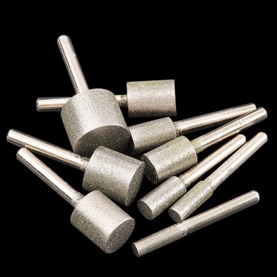 厂家供应金刚石磨头电镀直杆金刚石磨头圆柱直杆金刚石磨头图2