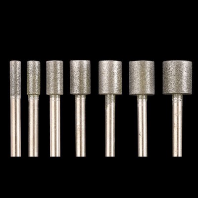 厂家供应金刚石磨头电镀直杆金刚石磨头圆柱直杆金刚石磨头图4