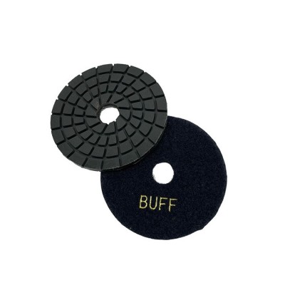 4寸100mm水磨片BUFF干磨片石材抛光片大理石花岗岩石英石图2