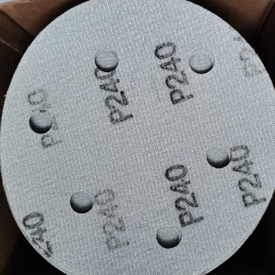 各种型号干磨背绒砂纸 聚酯薄膜陶瓷绿砂 汽车墙面打磨植绒砂纸图3