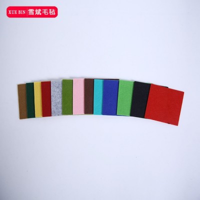 厂家供应 彩色毛毡 手工彩色毛毡片 30*20cm涤纶毡片颜色齐全图4