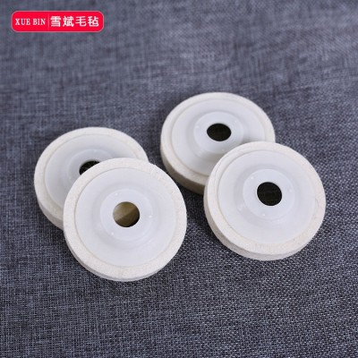 雪斌毛毡供应抛光轮 不锈钢抛光片 颜色可选 尼龙轮纤维轮毛毡轮图5