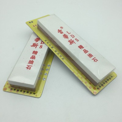 雷蒂斯插卡磨石 双面油石家用磨刀石 底座款农用磨刀砥石图4