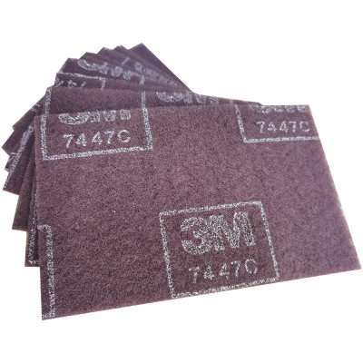 3 M7447C工业百洁布批发拉丝布不锈钢除锈清洁布尼龙片菜瓜布 1片图2