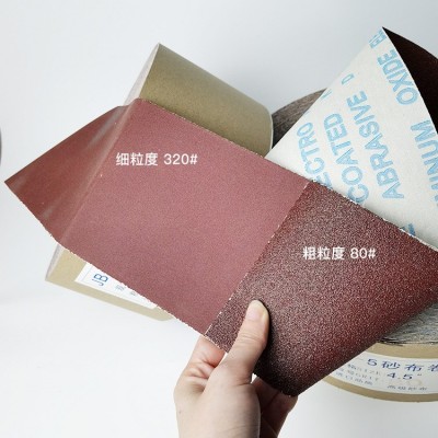 JB-5砂布卷手撕砂布木工家具金属抛光打磨砂皮干磨打磨砂纸软布卷 1卷图3