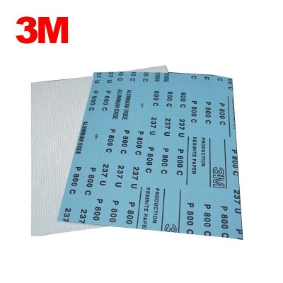 3M237u干磨砂纸打磨玉石木材 3M338u砂纸抛光纱纸家具家居木工砂 1片图2