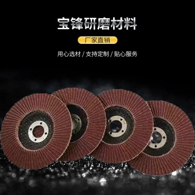 百叶片抛光轮角磨机砂布百叶轮磨光机不锈钢木工木头打磨头砂轮片图2